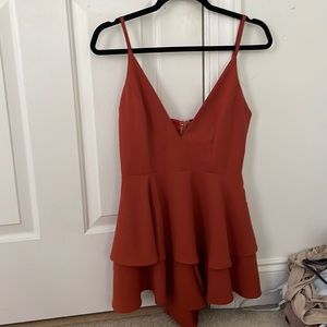 Terracotta Luvalot Romper US size 4 worn once